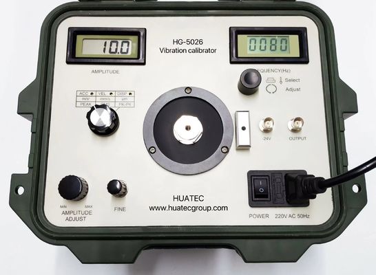 HG-5026 ব্যাটারি চালিত ভাইব্রেশন ক্যালিব্রেটর 1 থেকে 1280 Hz ফ্রিকোয়েন্সি রেঞ্জ এবং উচ্চ নির্ভুলতা সহ
