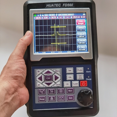 HUATEC 20-2000Hz অতিস্বনক ত্রুটি ডিটেক্টর FD560 0 থেকে 80% পূর্ণ স্ক্রিন উচ্চতা প্রত্যাখ্যান দমন সহ