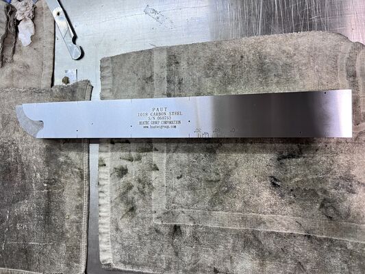 PAUT ব্যাসার্ধ ক্রমাঙ্কন IIW ব্লক ISO 19675 মেট্রিক