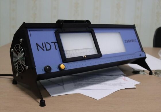 2x লুপ গ্লাস এবং LED ল্যাম্প মণির এক্স-রে ফিল্ম ভিউয়ার ফুট সুইচ সহ