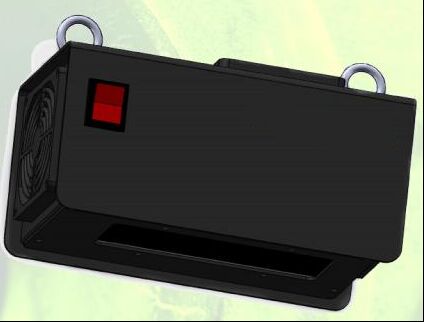 NDT ফ্লুরোসেন্ট পরীক্ষার জন্য DG-24W সাসপেনশন টাইপ সিলিং মাউন্টেড LED UV লাইট