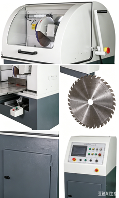 HC-350A উল্লম্ব ধাতুবিদ্যা নমুনা কাটার মেশিন Φ110mm সর্বোচ্চ কাটিং 4KW জল শীতল নমুনা কাটা সরঞ্জাম
