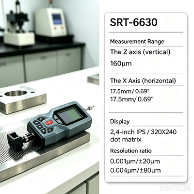 SRT-6630 Color Display High Precision Portable Roughness Instrument with Bluetooth Connection