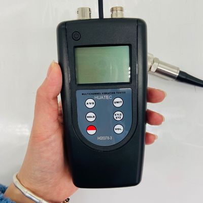HG6378-3 3-চ্যানেল 3D XYZ পাইজো ইলেকট্রিক অ্যাক্সেলরোমিটার ওয়াইড ফ্রিকোয়েন্সি রেঞ্জ কম্পন পরীক্ষক