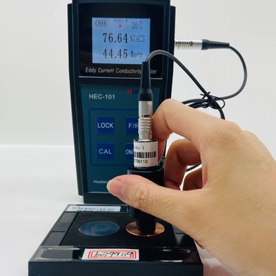 HEC-101 60KHz ইডি কারেন্ট ইলেকট্রিকাল কন্ডাকটিভিটি টেস্টার % আইএসিএস এমএস/মি ডুয়াল ইউনিট অটো তাপমাত্রা ক্ষতিপূরণ অ্যালুমিনিয়াম তামা খাদ কন্ডাকটিভিটি মিটার
