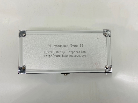 ইস্পাত আন্তর্জাতিক মান ISO9934-2 EN ISO 3452-3 এর জন্য PT টেস্ট প্লেট টাইপ II অনুপ্রবেশ রেফারেন্স টেস্ট ব্লক