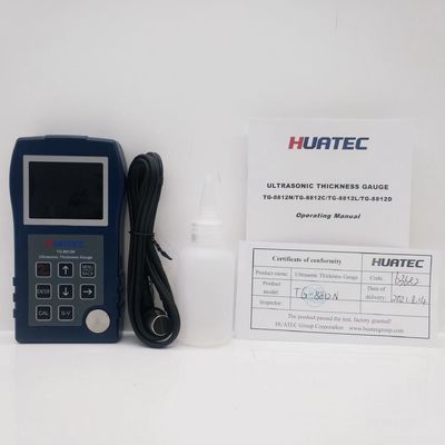 HUATEC TG-8812 উন্নত আল্ট্রাসোনিক বেধ পরিমাপকারী 0.55-500 মিমি পরিসীমা উচ্চ নির্ভুলতা এবং ব্লুটুথ