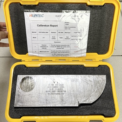 IIW V-1 CS SS AL উপাদান UT ক্যালিব্রেশন ব্লক NDT যন্ত্রপাতি