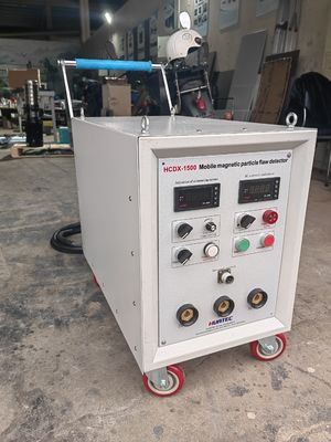 HCDX-1500 Industrial MPI Magnetizing & Demagnetizing Equipment 0-1500A Continuous Adjustable Current Quick Connector Probe Magnetic Inspection Device