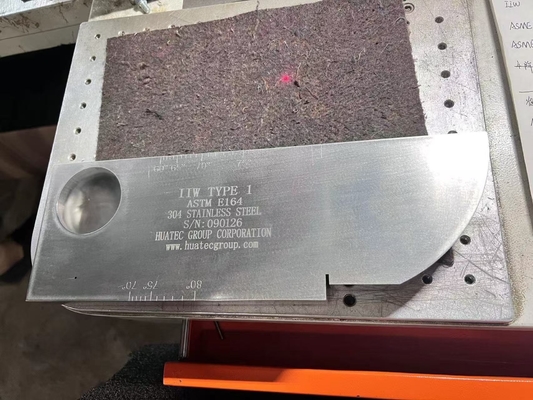 IIW TYPE 1 UT ক্যালিব্রেশন ব্লক কার্বন ইস্পাত