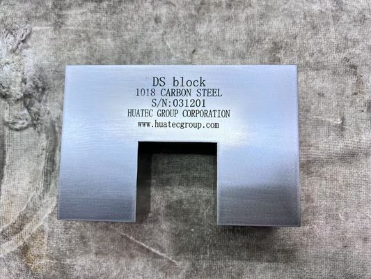 AWS D1.1/D1.1M-2015 লঙ্গিটিউডিনাল দূরত্ব ও সংবেদনশীলতার জন্য ক্যালিব্রেশন ব্লক DS