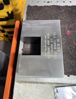 AWS D1.1/D1.1M-2015 লঙ্গিটিউডিনাল দূরত্ব ও সংবেদনশীলতার জন্য ক্যালিব্রেশন ব্লক DS