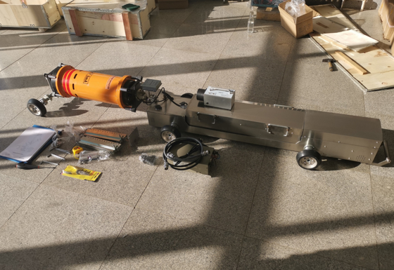 HUATEC Applicable Pipe Inner Diameter Φ170-380mm Protable X-ray Pipe Crawler