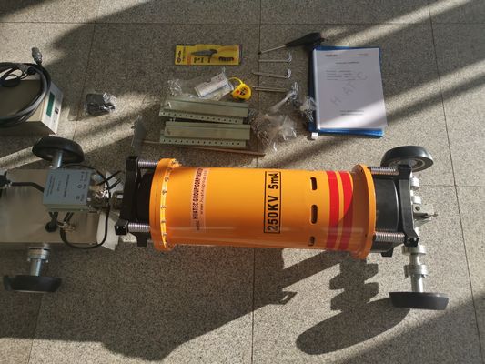 HXPC-100B1X এক্স-রে পাইপলাইন ক্রলার 150-250kV পাইপ ওয়েল্ড ইন্সপেকশন ক্রলিং মেশিন