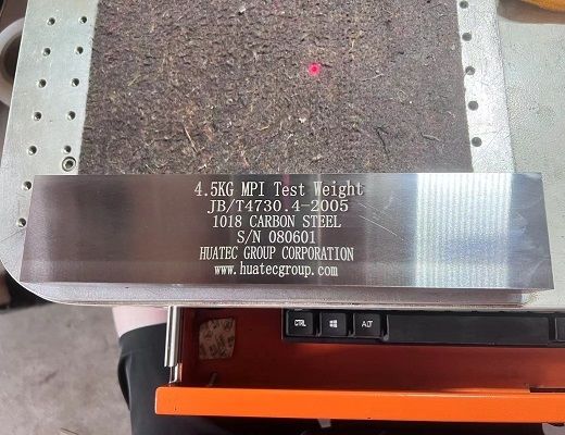 এনডিটি ম্যাগনেটিক ফ্লা ডিটেক্টর অ্যাকসেসরিজ ডেড ওজন টেস্ট ব্লক N1