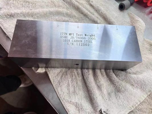 এনডিটি ম্যাগনেটিক ফ্লা ডিটেক্টর অ্যাকসেসরিজ ডেড ওজন টেস্ট ব্লক N1