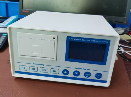 TG-100E তামার লেপযুক্ত সিলভার কুলোমেট্রিক প্লেটিং ইলেক্ট্রোলাইটিক বেধ পরিমাপ যন্ত্র