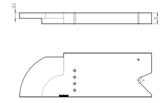 PAUT ব্যাসার্ধ ক্রমাঙ্কন IIW ব্লক ISO 19675 মেট্রিক