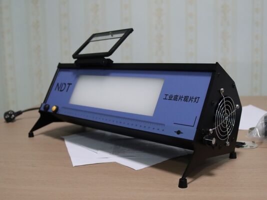 2x লুপ গ্লাস এবং LED ল্যাম্প মণির এক্স-রে ফিল্ম ভিউয়ার ফুট সুইচ সহ