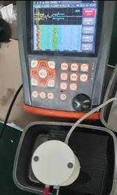 HFD-810 পোর্টেবল আল্ট্রাসনিক টেস্টার 400MHz স্যাম্পলিং ব্লুটুথ পিডিএফ রিপোর্ট এক্সপোর্ট ওয়াটারপ্রুফ লেয়ার ইন্সপেকশন ডিটেক্টর