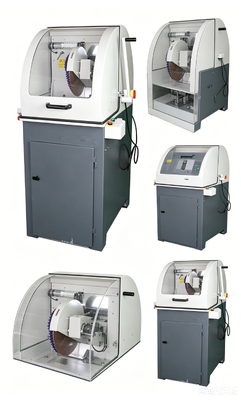 HC-350A বড় উল্লম্ব ধাতুবিদ্যা কাটার গ্রাইন্ডিং হুইল পরীক্ষাগার ধাতু অ ধাতু নমুনা কাটার মেশিন