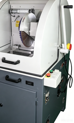 HC-350A উল্লম্ব ধাতুবিদ্যা নমুনা কাটার মেশিন Φ110mm সর্বোচ্চ কাটিং 4KW জল শীতল নমুনা কাটা সরঞ্জাম