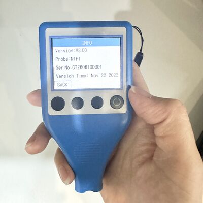 TG-1660 উচ্চ নির্ভুলতা ওয়েভফর্ম আবরণ বেধ গেজ ঐচ্ছিক রঙ এলসিডি অটো শিপবিল্ডিং স্বয়ংচালিত ধাতু আবরণ পুরুত্ব সনাক্তকারী