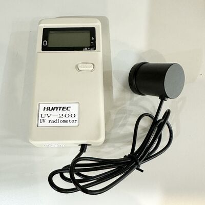 UV-200 Compact UV Radiometer Multiple Wavelength Probes Low Stray Light 9V Battery Powered UV Lamp Irradiance Measuring Instrument